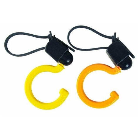 TRADE SHOP - Gancio Multiuso Orientabile Set 3 Coppie Portata 3kg Appendino Per Carrozzino -