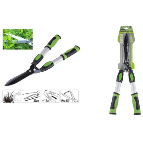 Trade Shop - Gartenschere Teleskop-Gartenschere Gerade Klinge 90033 -