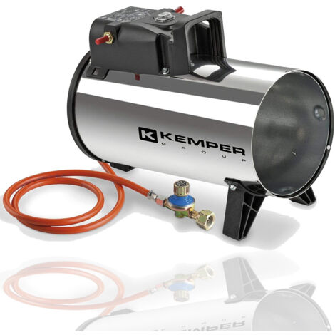 Trade Shop - Generatore Di Aria Calda Riscaldatore A Gas Mobile Portatile Regolabile 18 Kw -