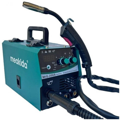 Trade Shop - GESUNDHEIT MIG ZU FILO CONTINUO NO GAS 200 TO MMA ELETTRODO + BOBINA MIG-200A -