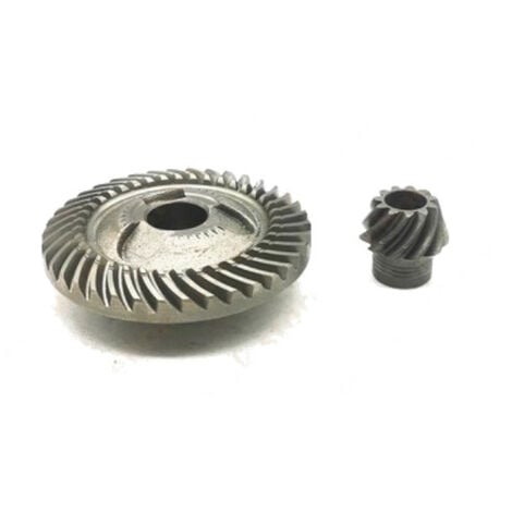 Trade-Shop Getriebe (Tellerrad + Kegelrad) kompatibel mit Bosch Winkelschleifer Betonschleifer Mauernutfräse, Ersatz für Bosch 1607000D4Y