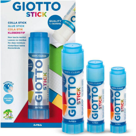 Trade Shop - Glue Giotto Pvp En Stick 20 Gr Para Uso De La Oficina Escuela Hobby Papel Y Cartón -