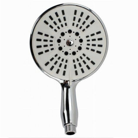 Trade Shop - Große Runde Dusche Dusche 15 x 23 cm Multi-High-Hand-Dusche Modernes Badezimmer 59266 -