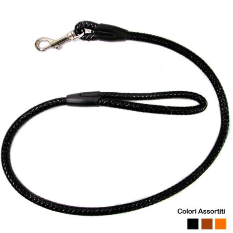 Trade Shop - Guinzaglio In Corda Intrecciata Per Cani Polipropilene Lunghezza 50cm 3 Colori -