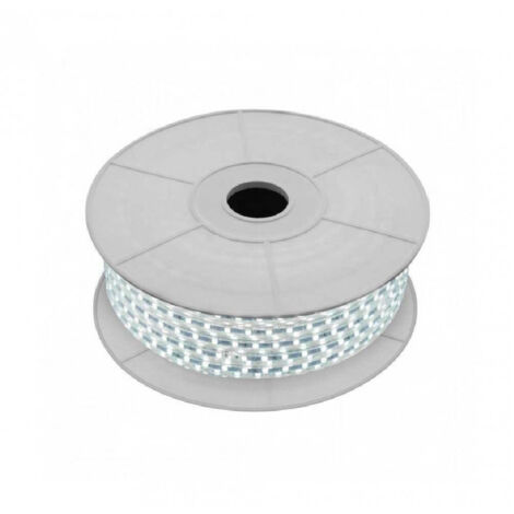 Trade Shop - GUMMIERTE LED-STREIFEN SMD 2835 220V 5MM STRIPLED REEL 100MT 2835-120 FARBE -
