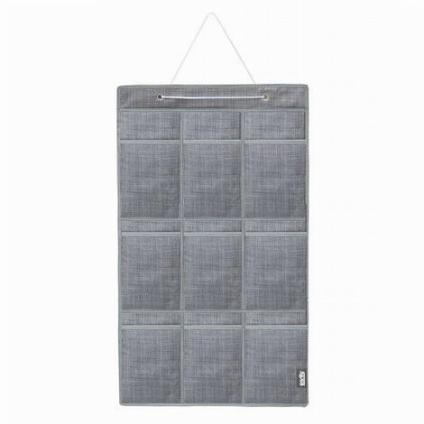 Trade Shop - Hängeorganizer, 9 Taschen, Stoff, Badezimmer, Schlafzimmer, 45 x 78 cm, 69715 -