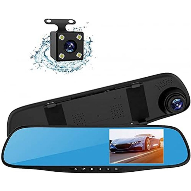 Image of Trade Shop - hd Rückfahrkamera Spiegel Auto Recorder Rückspiegel Q-A182 -