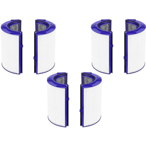 Trade-Shop HEPA-Filter inkl. Aktivkohlefilter kompatibel mit Dyson DP04 HP04 HP06 HP07 HP09 PH01 PH02 PH03 PH04 TP04 TP06 Luftreiniger - 3 Stück