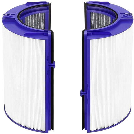 Trade-Shop HEPA-Filter inkl. Aktivkohlefilter kompatibel mit Dyson TP07 TP08 TP09 TP7A PH3A ersetzt 970341-01 965432-01 / Luftreiniger Ventilator - 1 Stück