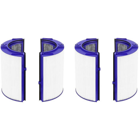 Trade-Shop HEPA-Filter inkl. Aktivkohlefilter kompatibel mit Dyson TP07 TP08 TP09 TP7A PH3A ersetzt 970341-01 965432-01 / Luftreiniger Ventilator - 2 Stück