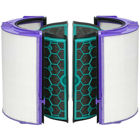 Trade-Shop HEPA Luftfilter inkl. Aktivkohlefilter kompatibel mit Dyson HP06 HP07 HP09 PH01 PH02 PH03 PH04 TP06 TP07 TP08 TP09 TP7A PH3A Luftreiniger - 1 Stück