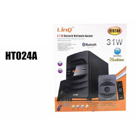 Trade Shop - HOME THEATERSYSTEM 2.1 BLUETOOTH-SPRECHER 31W MULTIMEDIA TELECOMMAND HT024A -