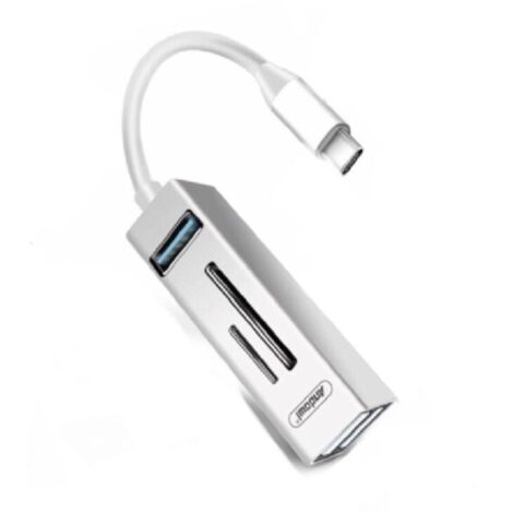 TRADE SHOP - Hub Usb Q-hu802 5 In 1 Adattatore Da Tipo C A Usb 3.0 Con Connessione Di Tipo C -