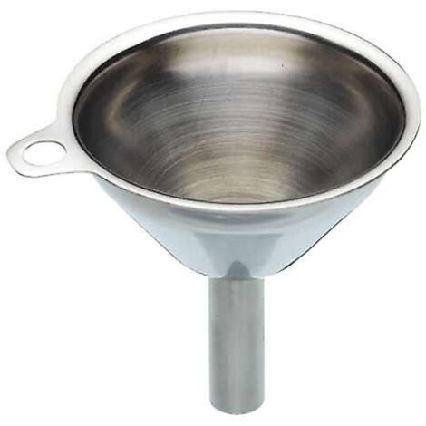 TRADE SHOP - Imbuto In Acciaio Travaso 11 Cm Cucina Olio Aceto Liquore Laboratorio Profumo -