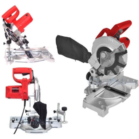 Trade Shop - Ingletadora Para Madera 1400 W Sierra Circular Corte 210 Mm 45° Lados -