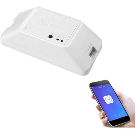 Trade Shop - Interruttore 10a Wifi Sonoff Casa Compatibile Amazon Alexa Google Home Basicr3 -