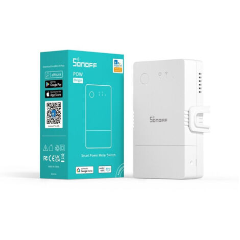 TRADE SHOP - Interruttore Intelligente Misuratore Di Consumo Wifi Smart Switch Sonoff Powr316 -