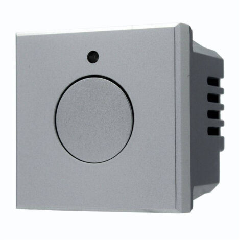 TRADE SHOP - Interruttore Touch 2m Timer Colore Silver Compatibile Bticino Axolute -