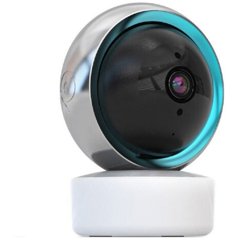 TRADE SHOP - Ip Camera Smart Camera Multifunzione Wifi Q-s812 Rotazione 355° 2 Mp Nightvision -