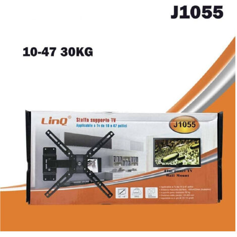 Trade Shop - J1055 10″-47″ UNIVERSAL LCD-MONITOR VERSTELLBARE WAND-TV-HALTERUNG -