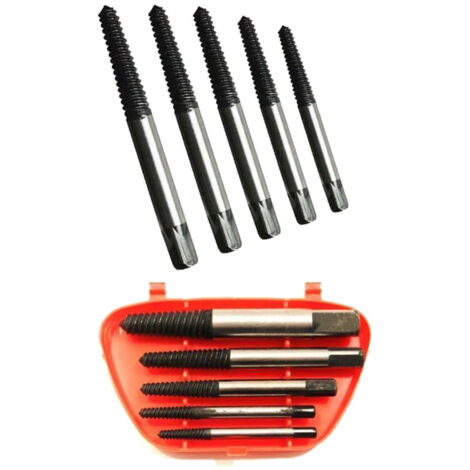 Trade Shop - Juego 5 Extractores Para Pernos Rotos Pernos Rotos Tornillos Rotos -