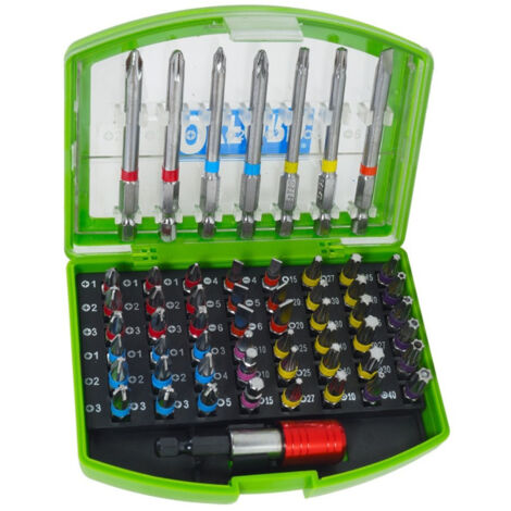 Trade Shop - Juego 56 En 1 Puntas De Destornillador Torx De Precisión Intercambiables Para Destornillador -