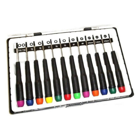 Trade Shop - Juego De 12 Destornilladores Torx Para Teléfono Móvil Relojes Puntas De Precisión -
