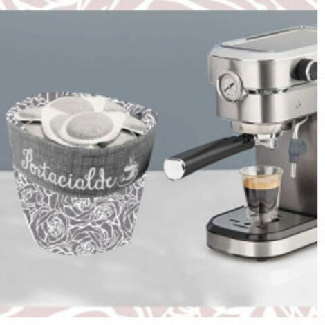 Trade Shop - Kaffeepadhalter Stoffkorb Objekthalter Teebeutel Zucker Laura -