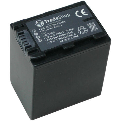 Trade-Shop Kamera Li-Ion Akku 2000mAh für SONY DCR-SX31 DCR-SX31E DCR-SX50 DCR-SX50E DCR-SX30 DCR-SX30E DCR-DVD-92/E DCR-DVD-103/E DCR-DVD-105/E