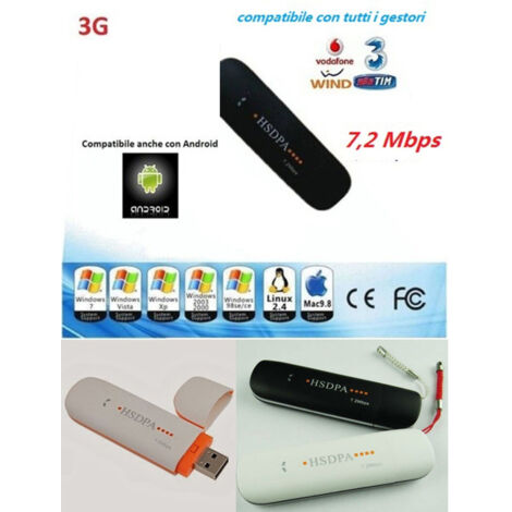 Trade Shop - Key 3g Key Key Usb Módem Antena Universal Para Tablet Pc Para Android -