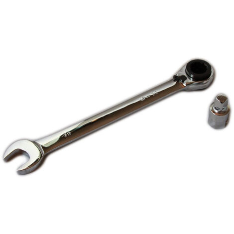 Trade Shop - Key Combinancial Cricchetto Reversible En Stella 22mm 19-22mm Adattatore -