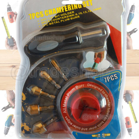 Trade Shop - Kit 7 Pz Punte Fresh En El Ambiente Manual Con Avanciavite Allarga Tubi -