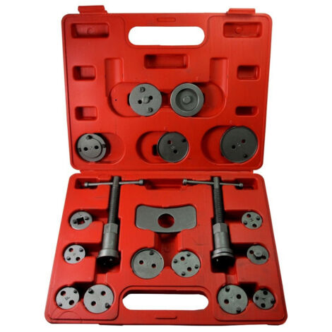 TRADE SHOP - Kit Chiave Pistoncini Arretratore Freni A Disco Manuale Auto Accessori 18pz -