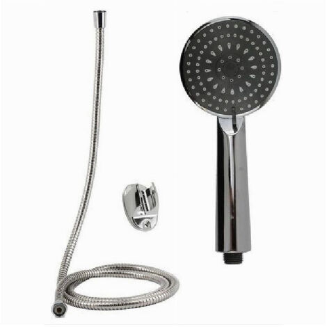 TRADE SHOP - Kit Doccetta Doccino Soffione Doccia Bagno Multigetto Laccio 1,8mt Staffa 69108 -
