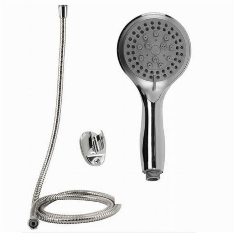 TRADE SHOP - Kit Doccetta Multigetto Doccino Soffione Doccia Bagno Laccio 1,8 Mt Staffa 69326 -