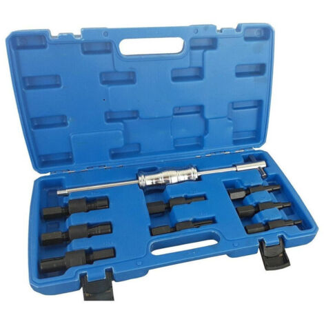 TRADE SHOP - Kit Estrattore Per Cuscinetti Interni Martello Scorrevole 9 Pezzi -