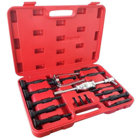 TRADE SHOP - Kit Estrattore Per Cuscinetti Interni Martello Scorrevole Set Rimozione 16 Pezzi -