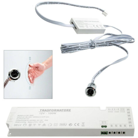 Trade Shop - KIT MINI SENSOR INTERARTOR MOVEMENT LIGHTS LED HARMADIUM FOODER 12V 100W -