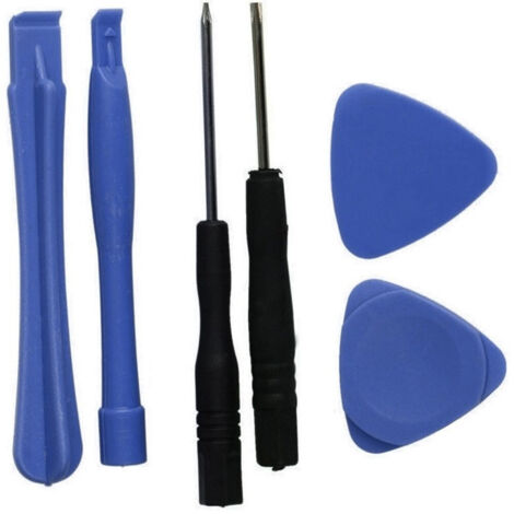 TRADE SHOP - Kit Set 6 Attrezzi Per Riparazione Smontaggio Montaggio Cellulari Tab Smartphone -