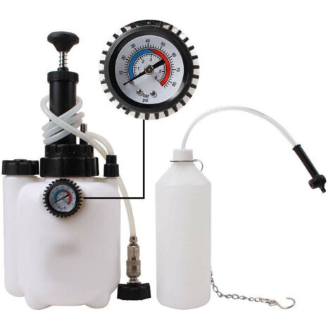TRADE SHOP - Kit Spurgo Freni Pompa Frizione Per Auto Moto Veicoli 3 Litri 2 Bar / 30 Psi -
