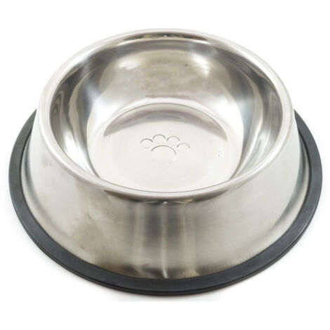 Trade Shop - KLEINE SCHÜSSEL 18CM RUTSCHFESTE FUTTER WASSER HUNDE UND KATZEN HAUSTIERE -