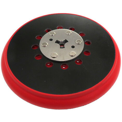 Trade-Shop Klett Medium Multi-Loch Schleifteller kompatibel mit Bosch GEX 125-150 AVE, GEX 40-150, GEX 34-150 Exzenterschleifer M8 + 5/16" UNF - 1 Stück