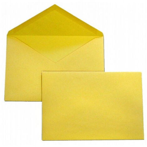 Trade Shop - KONFEKT 12 BUSTE GIALLE DOKUMENTE MISURA 12X18CM -