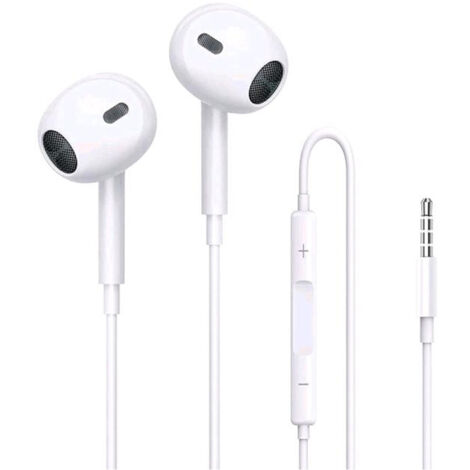 Trade Shop - Kopfhörer Kopfhörer Kopfhörer mit Mikrofon für iPhone 3 3GS 4 4G iPod MP3 -