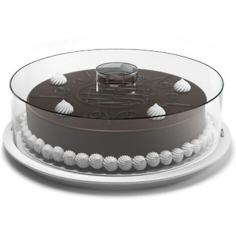 Trade Shop - KUCHENFORM KUNSTSTOFFBEHÄLTER DECKEL DIENT ALS UNTERSTÜTZUNG 29CM H 9CM TRANSPORTPLATTE -