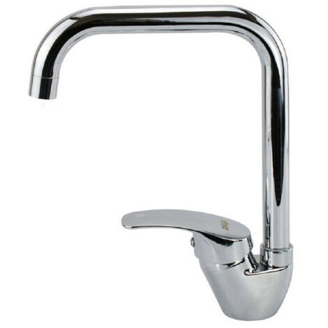 Trade Shop - Küchenhahn Mixer Sink Canna High Square Chrom Messing 69140 -