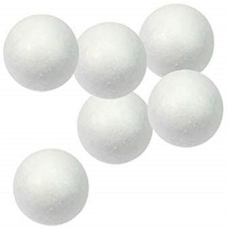 Trade Shop - Kugeln, 30 Stück, Polystyrol, 2,5 cm, weiß, Dekoration, Kugel, Weihnachtsdeko -
