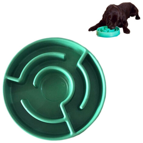 Trade Shop - LABYRINTHSCHÜSSEL AUS KUNSTSTOFF FÜR COCKER HUND KATZE HAUSTIERE FUTTERAUTOMAT -