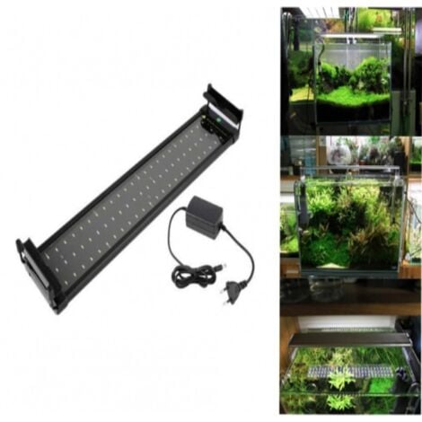 LAMPADA PLAFONIERA 60CM 78 LED 60-90CM ACQUARIO LUCE BIANCA BLU PESCI PIANTE