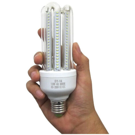 TRADE SHOP - Lampada A Led 4u 16w Efficiente Led Lampadina Risparmio Luce Bianco Freddo Caldo - -Bianco Freddo      -
